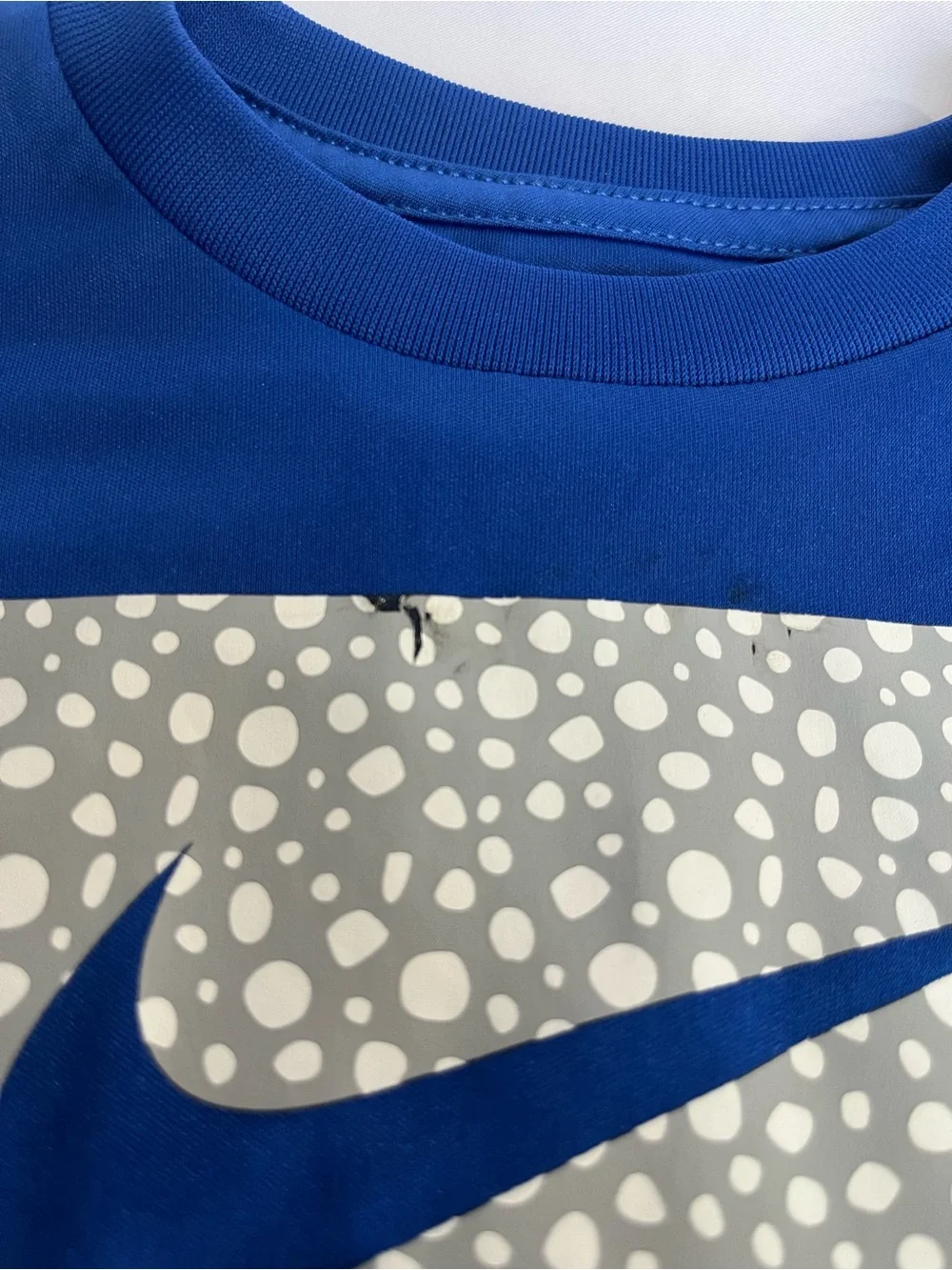2t Nike Blue Dri-FIT Tee & Gray Athletic Shorts Set - Picture 4 of 5